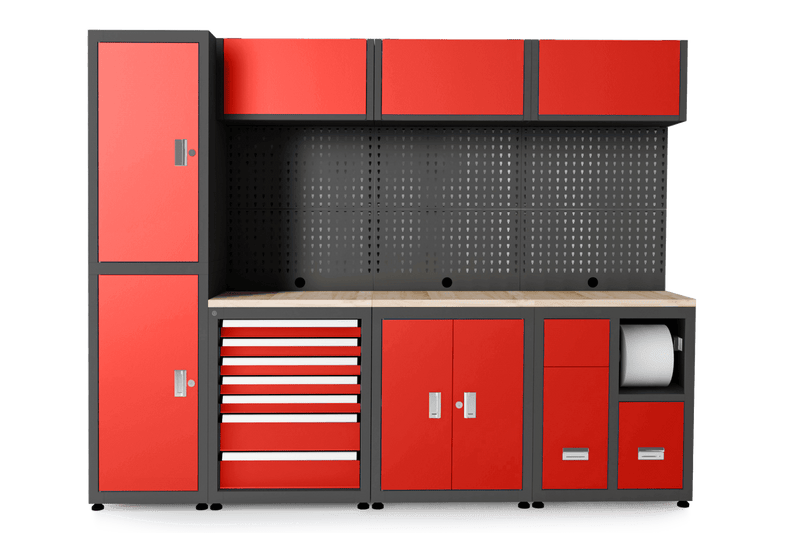 Ready-to-assemble Steel Garage Storage System 108F