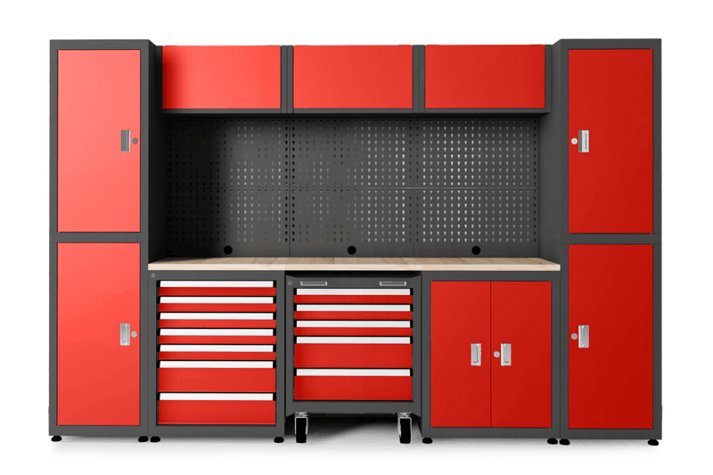 Ready-to-assemble Steel Garage Storage System 108H