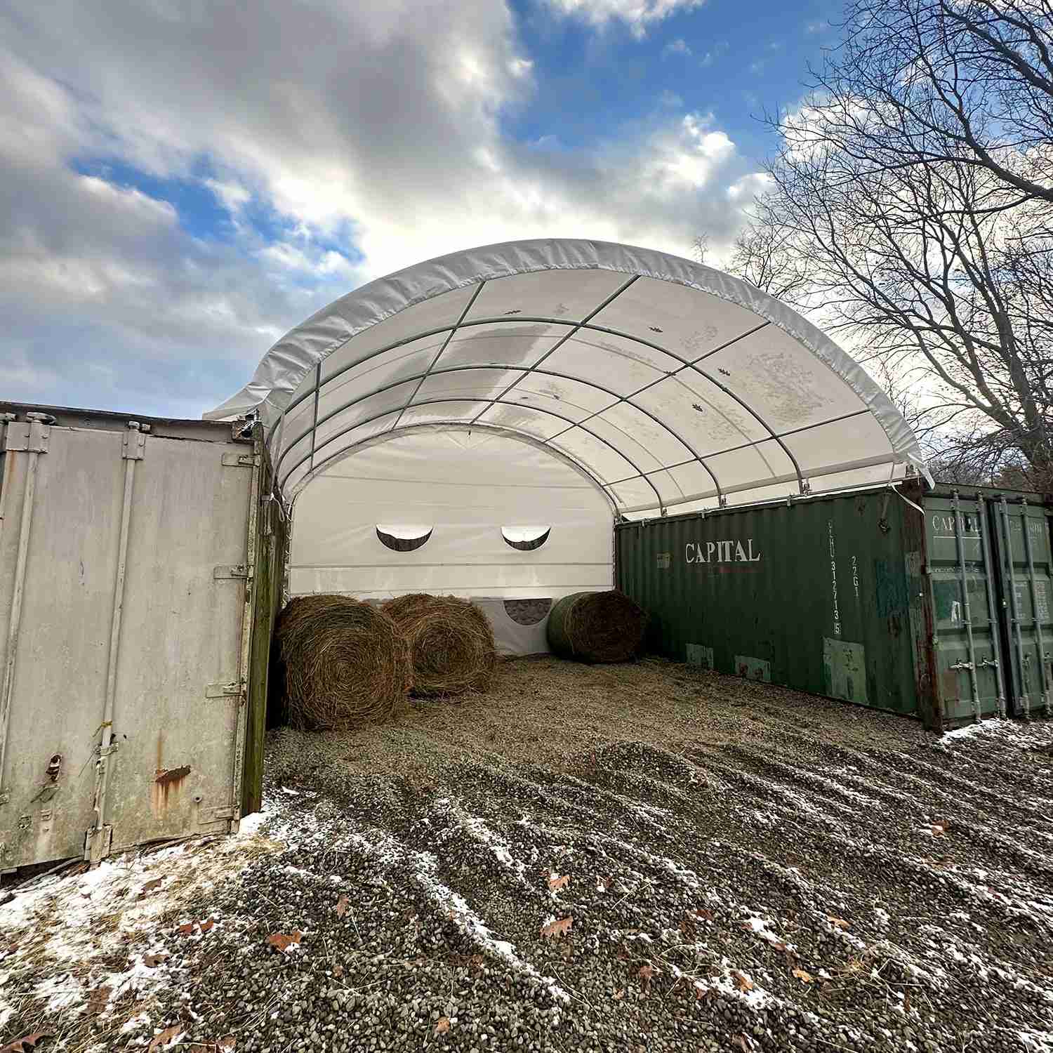 Rear Panel for W20 ft Container Shelter 2