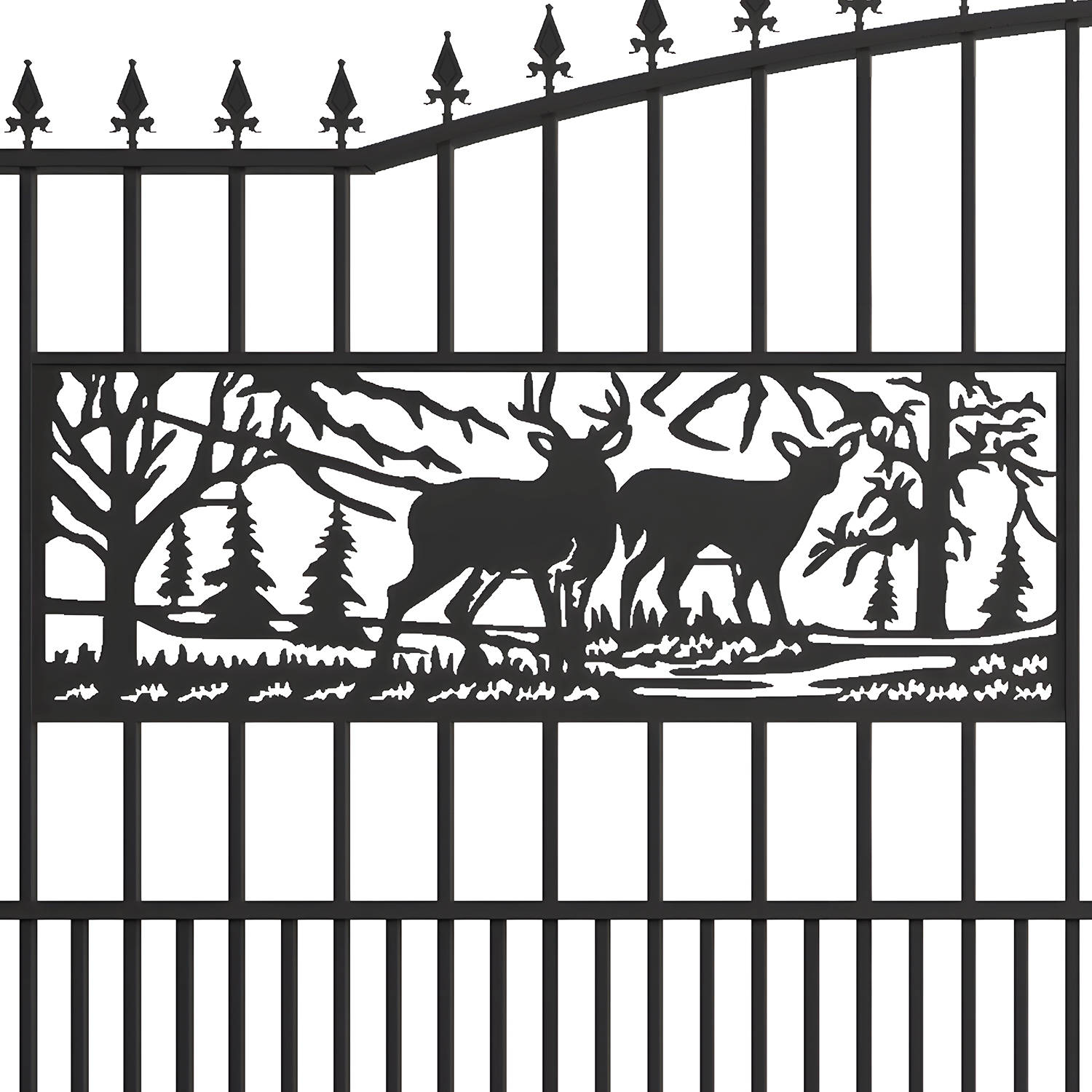 Rectangular Deer Pattern