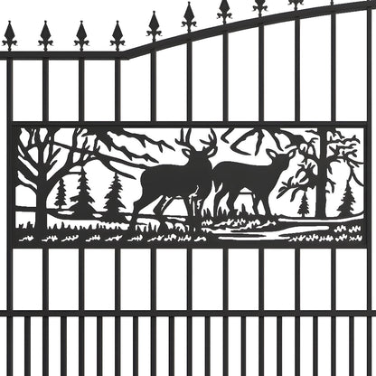 Rectangular Deer Pattern