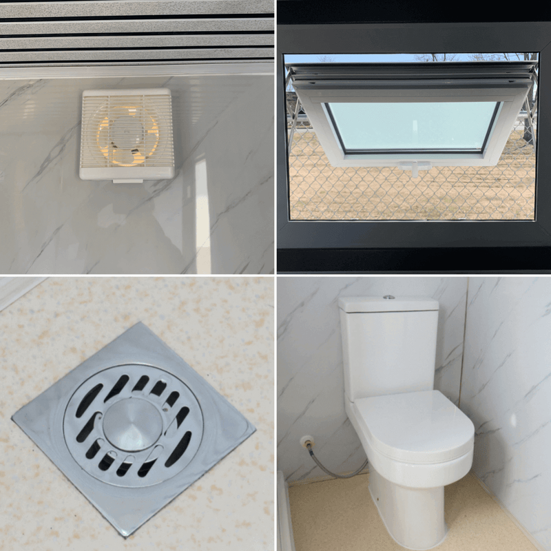 Bastone Portable Restroom w/ Showers