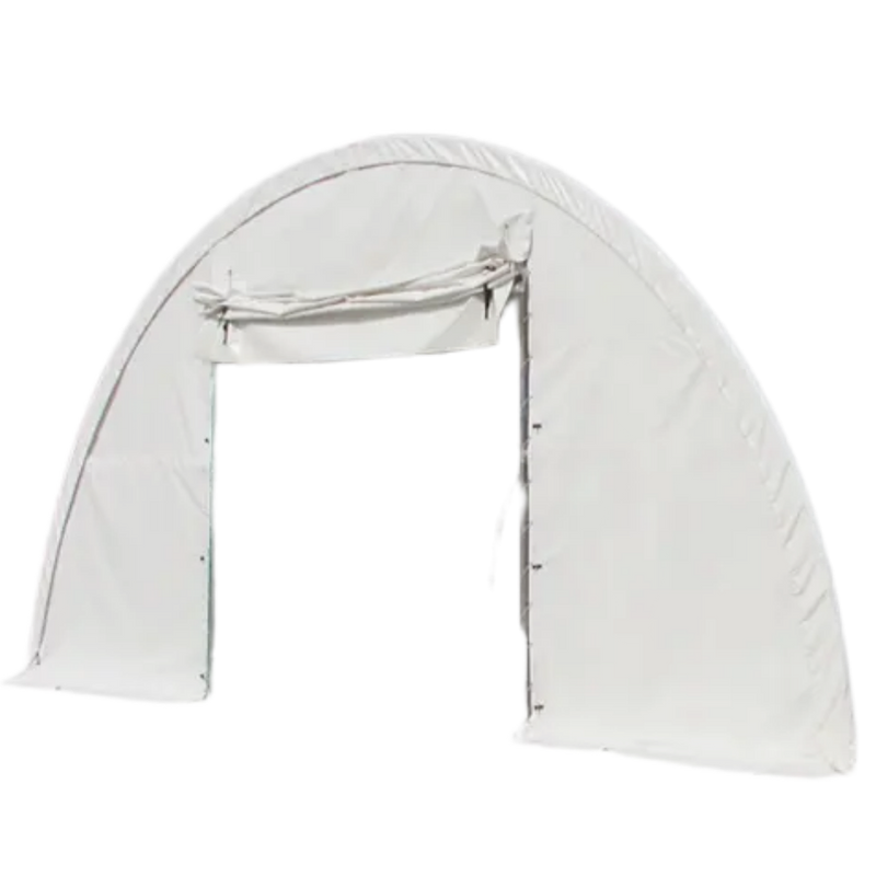 Front/Rear Panel with Roll-up Door for Storage Shelter