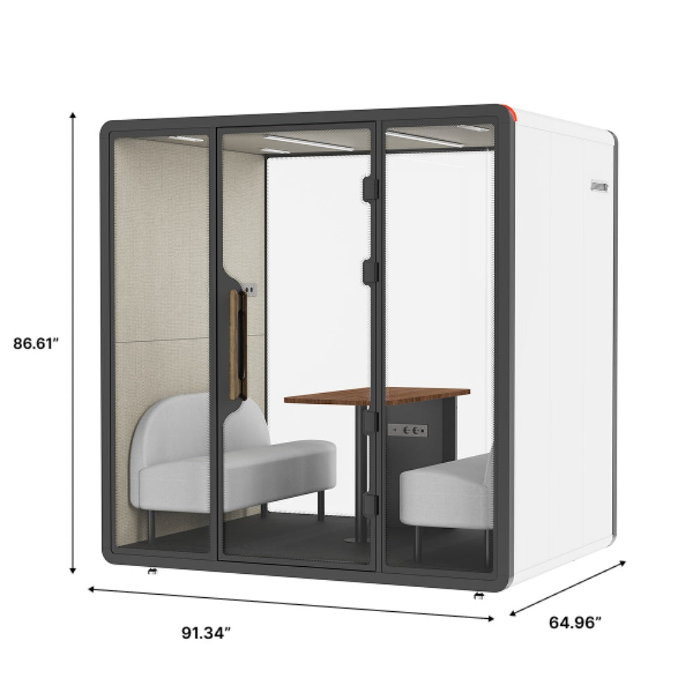 SEP4F-1 Smart Privacy Office Booth Meeting Pod for 4-person