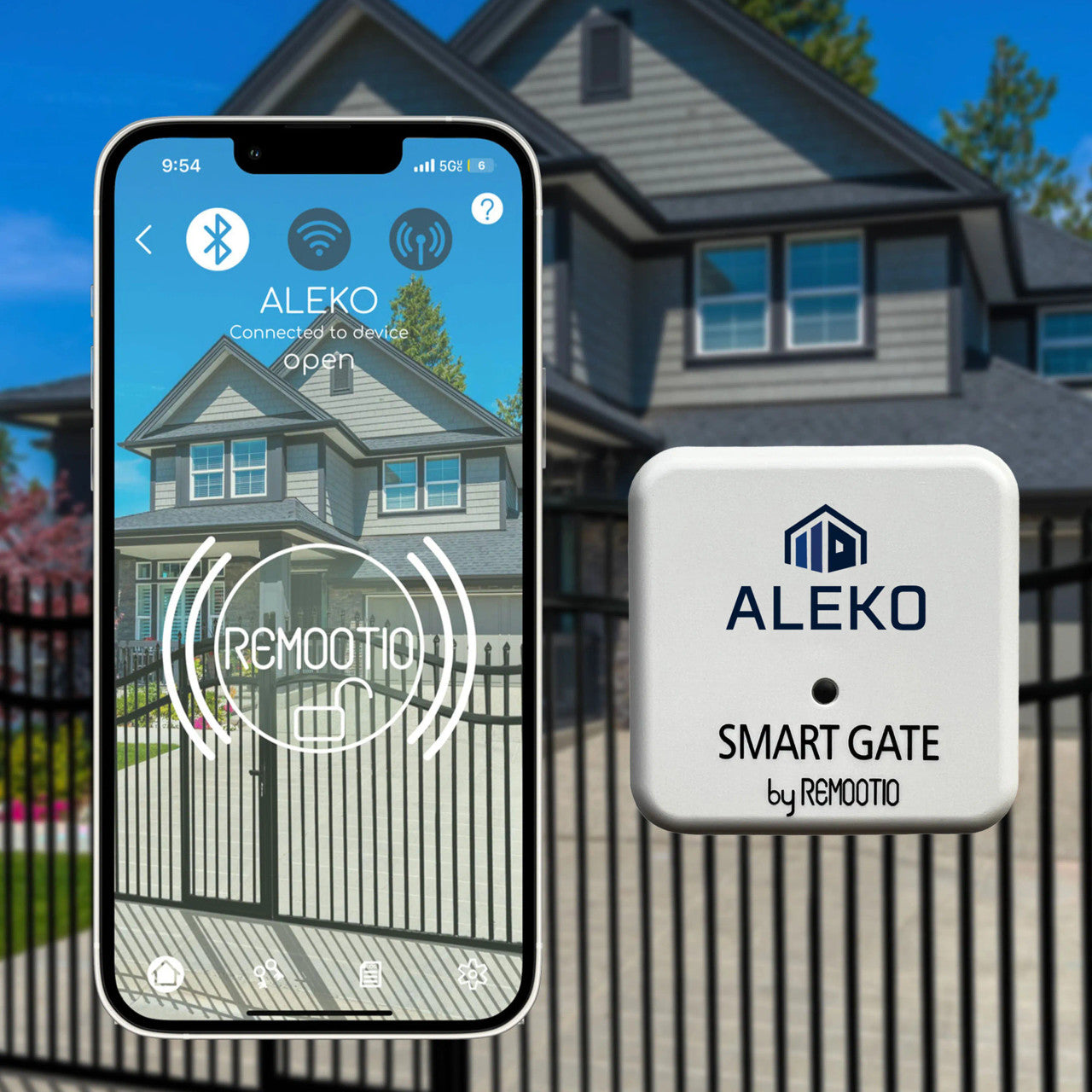 Smart Gate and Garage Door Opener with App