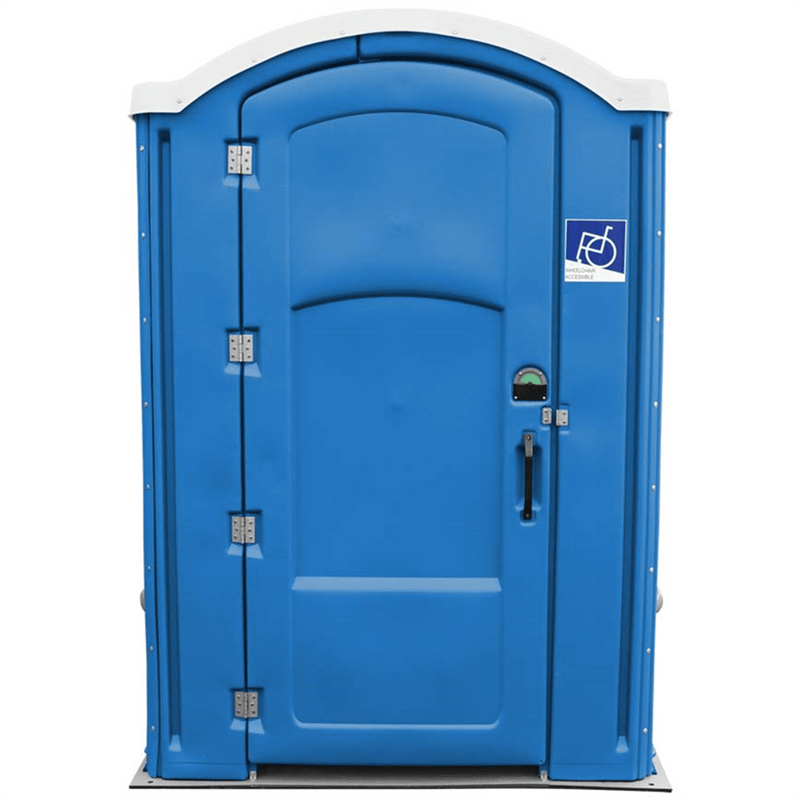 Wheelchair Accessible Portable Restroom - Assembled