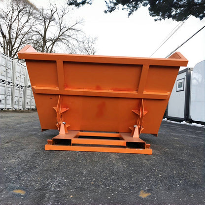Greatbear Self Dumping Hopper - 1.5 Cubic Yard#color_orange
