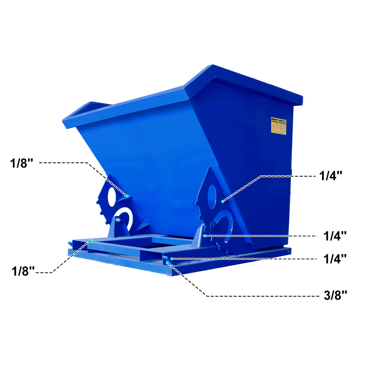 Greatbear self dumping hopper#color_blue