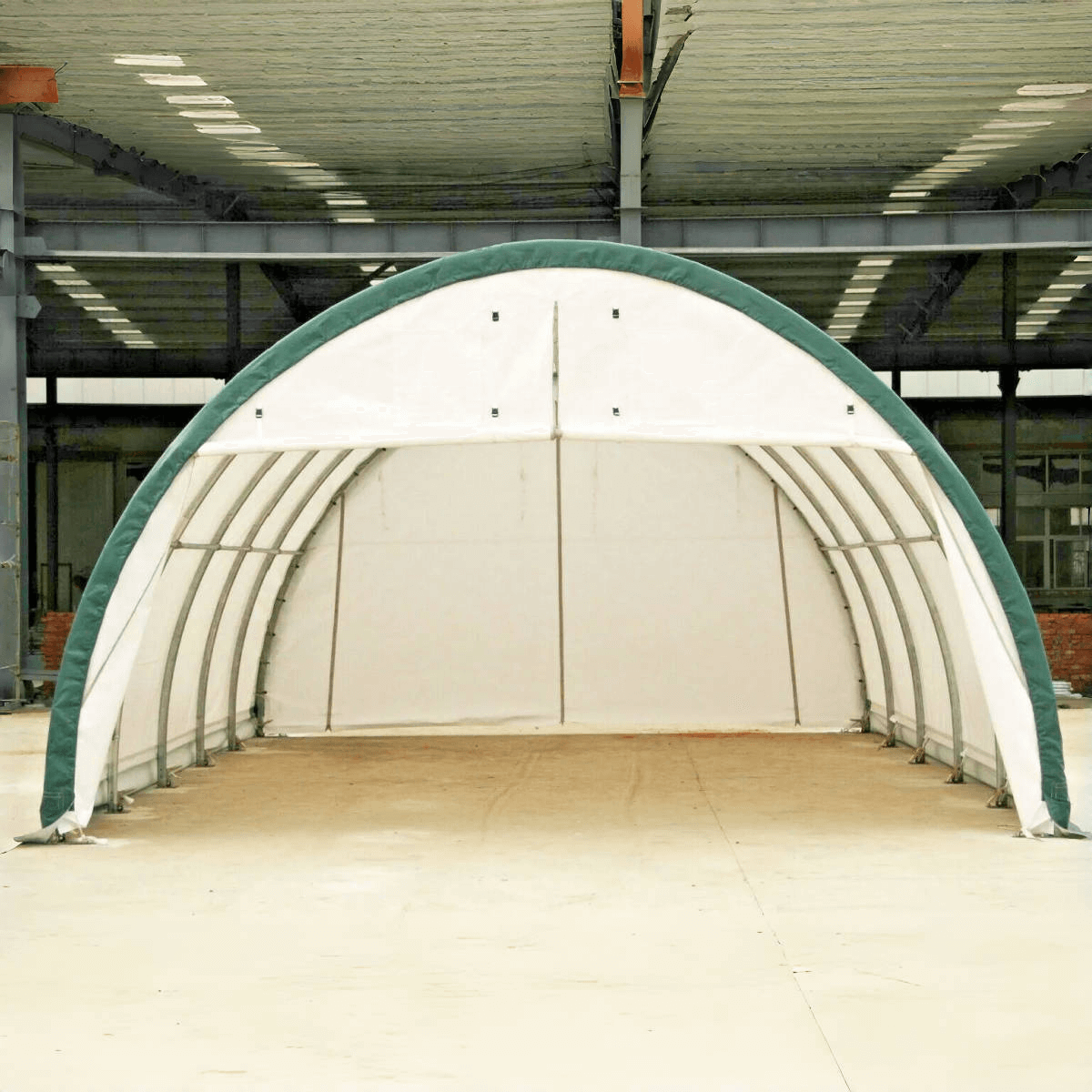 Storage Container Arch Single Truss Arch Storage Shelter W20'xL30'xH12'