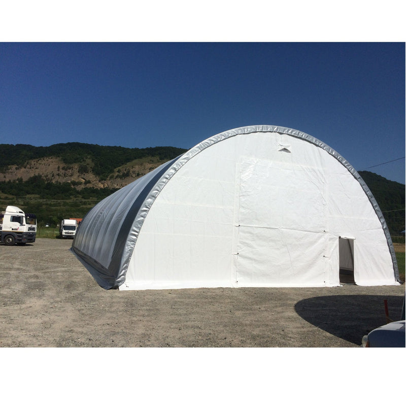 Gold Mountain Single Truss Arch Storage Shelter W40'xL80'xH20'