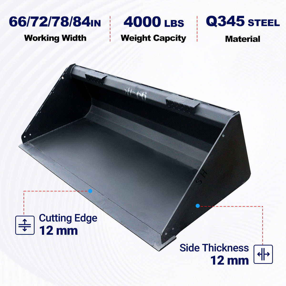 Skid Steer Bucket Features