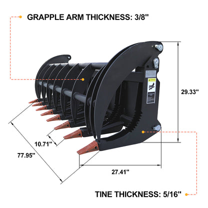 Skid Steer Root Grapple