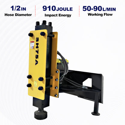 Skid steer post driver
