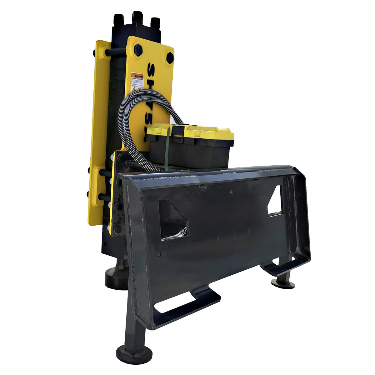Skid steer post driver