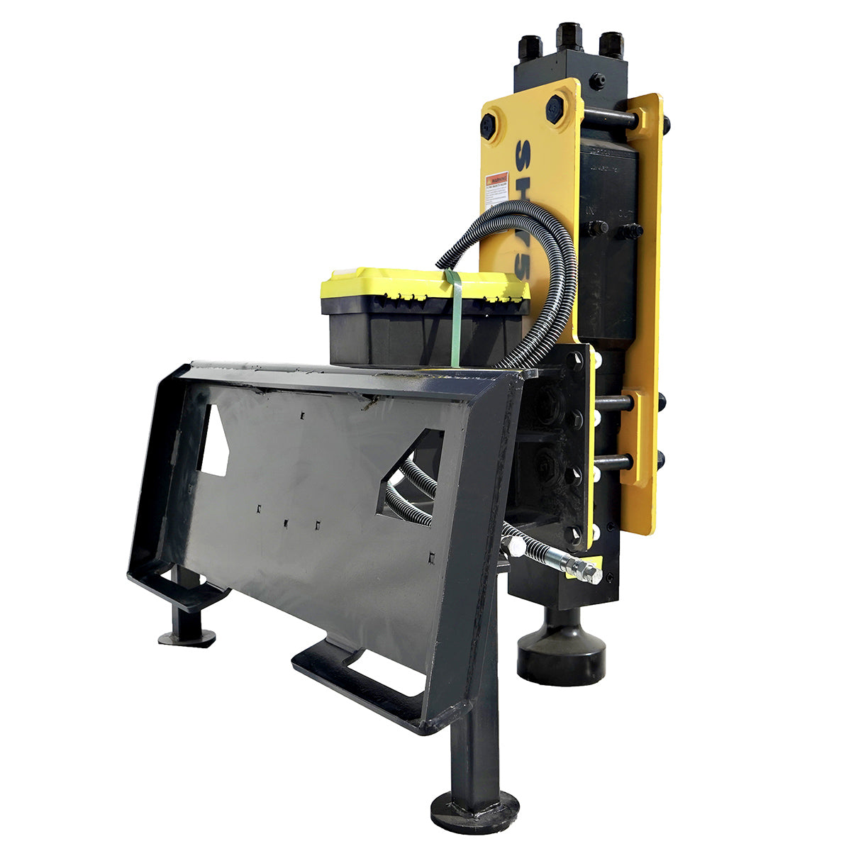 Skid steer post driver