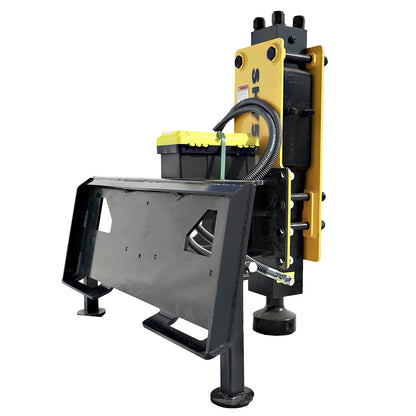 Skid steer post driver