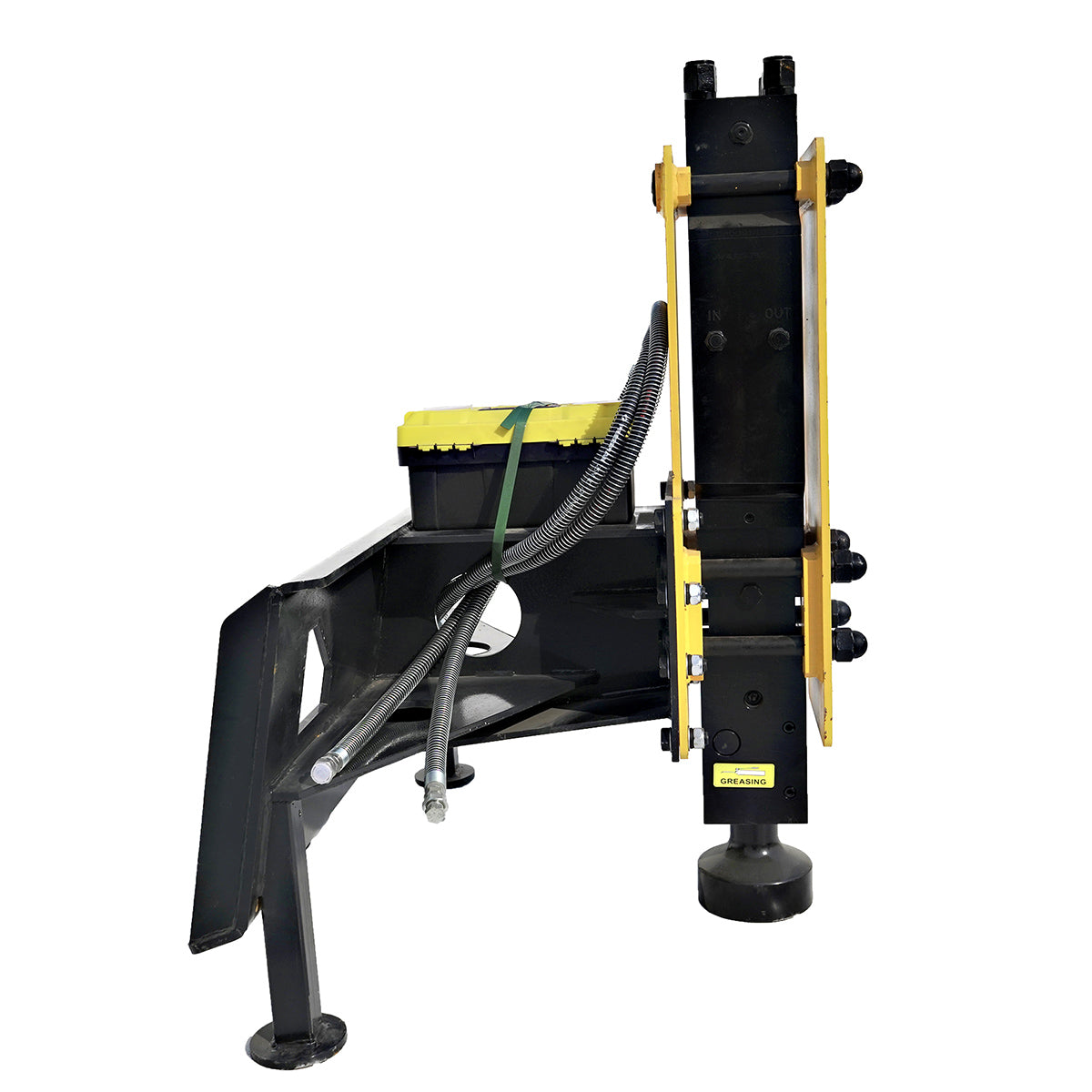 Skid steer post driver