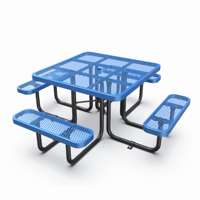 Square Metal Picnic Tables