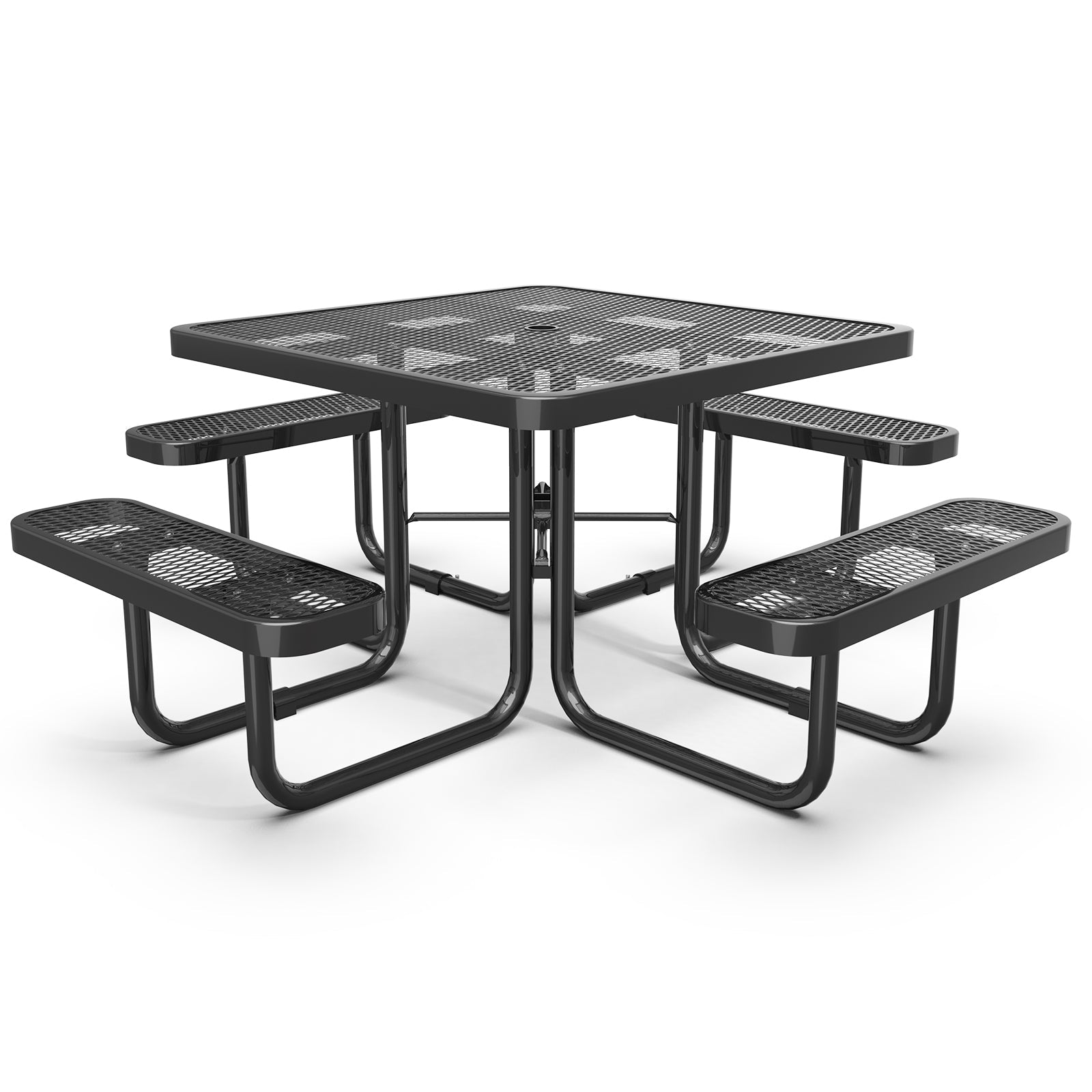 Square Metal Picnic Tables