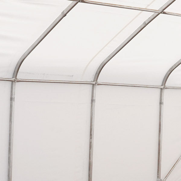 Our storage shelter features stable construction