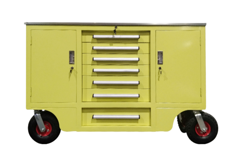 Steelman 4.5ft Storage Cabinet (7 Drawers & 2 Cabinets)