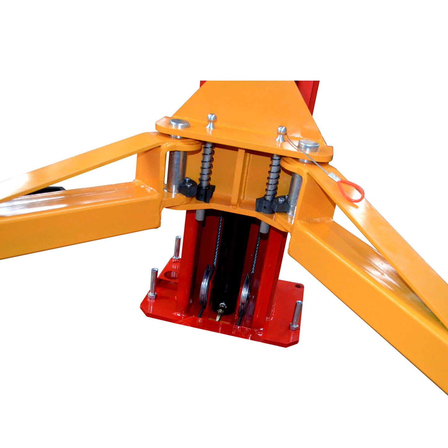 The car lift is equipped with strong carriages