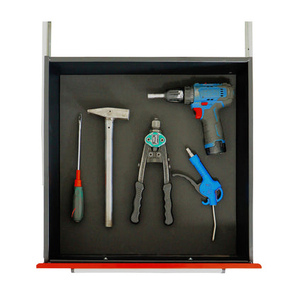 The workbench drawer is great for storage of your tools and equipment