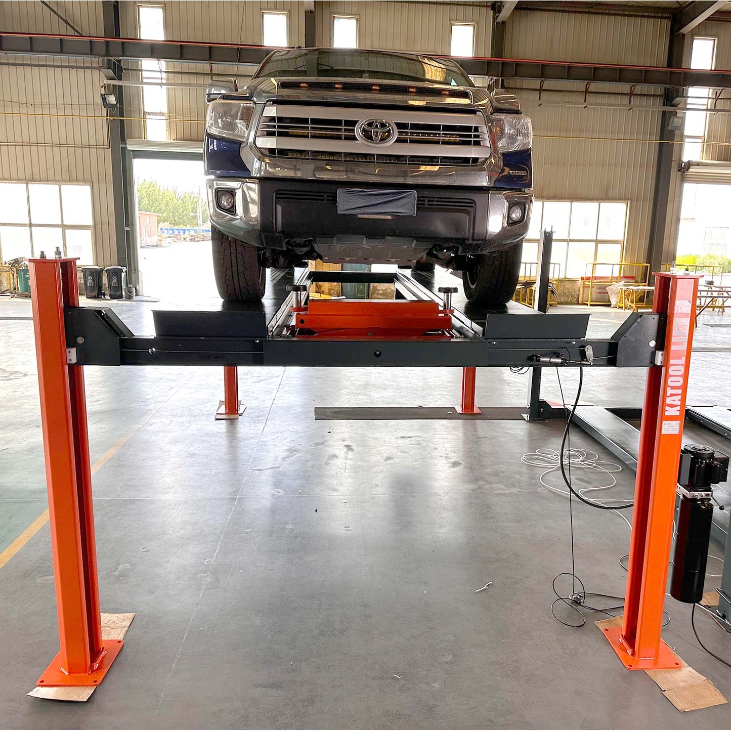 KT-4H150 15,000 Lbs Heavy Duty 4 Post Alignment Lift