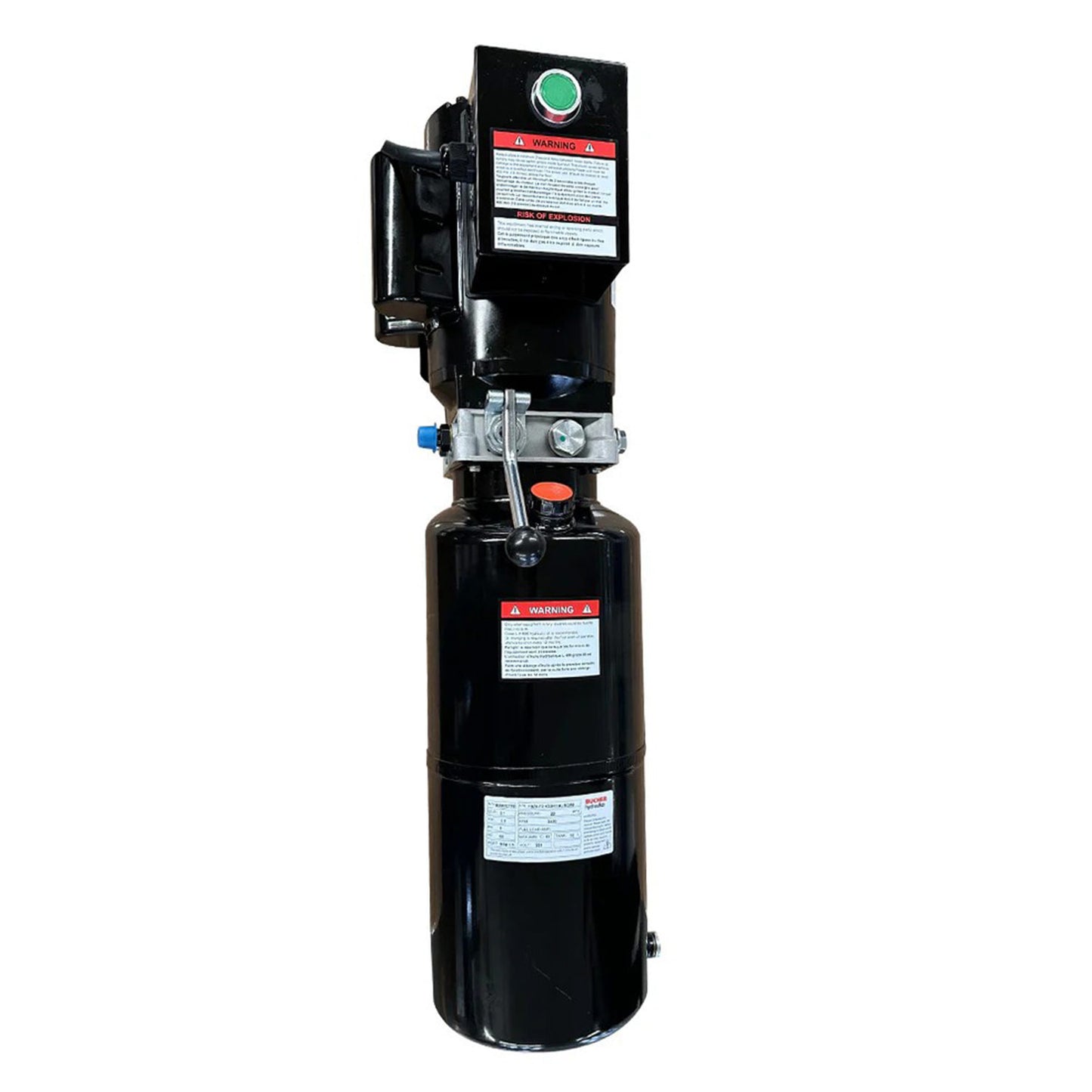 Top-level hydraulic system with 220V motor