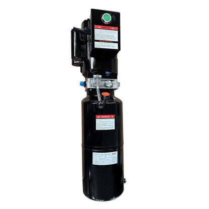 Top-level hydraulic system with 220V motor