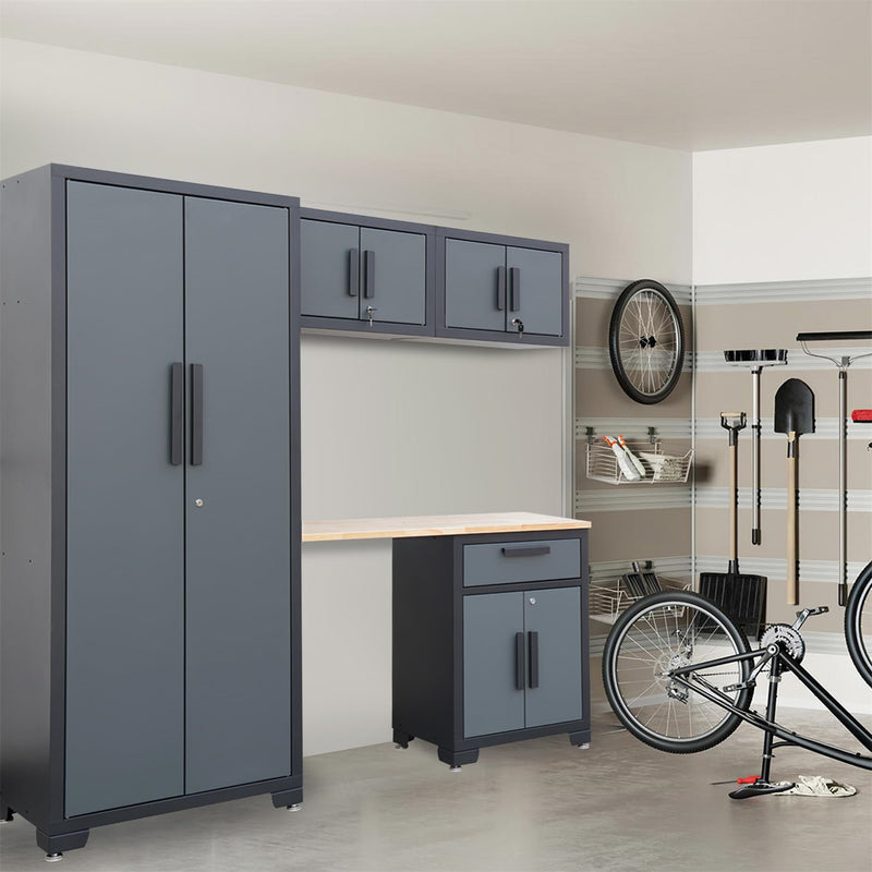 Chery Industrial 5 Piece Garage Storage Cabinet Set