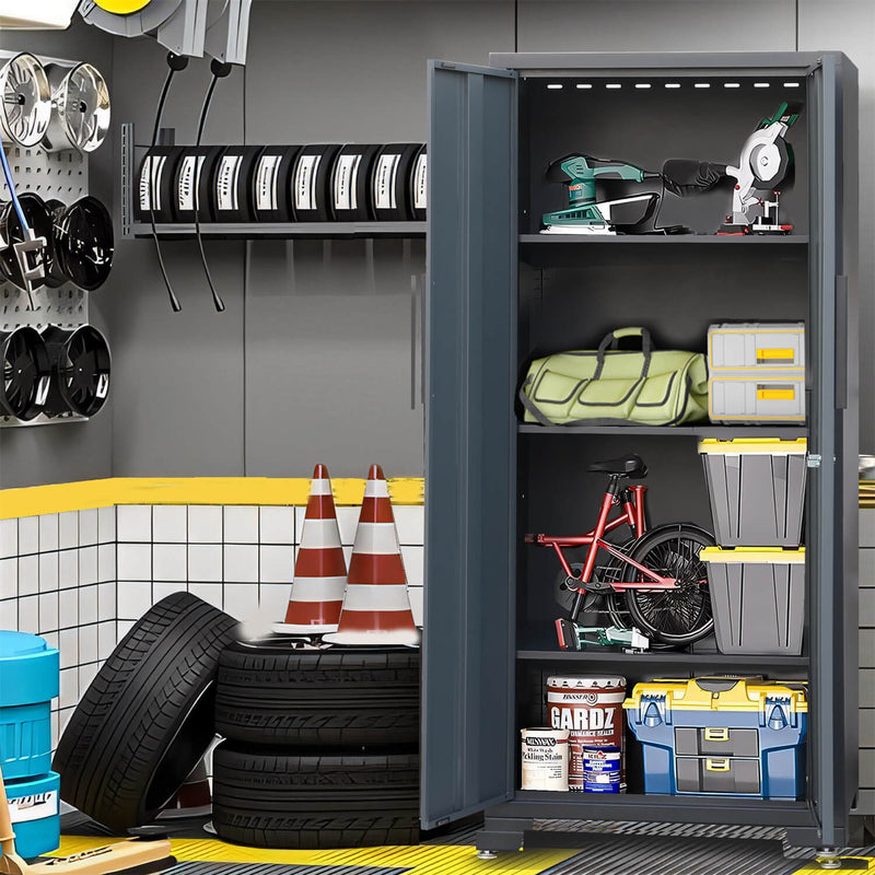 Chery Industrial 5 Piece Garage Storage Cabinet Set