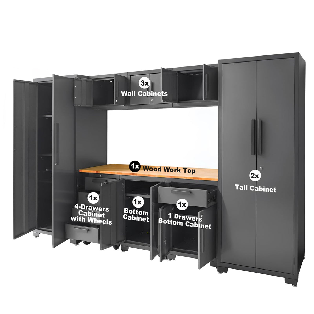 Torin garage cabinets discount