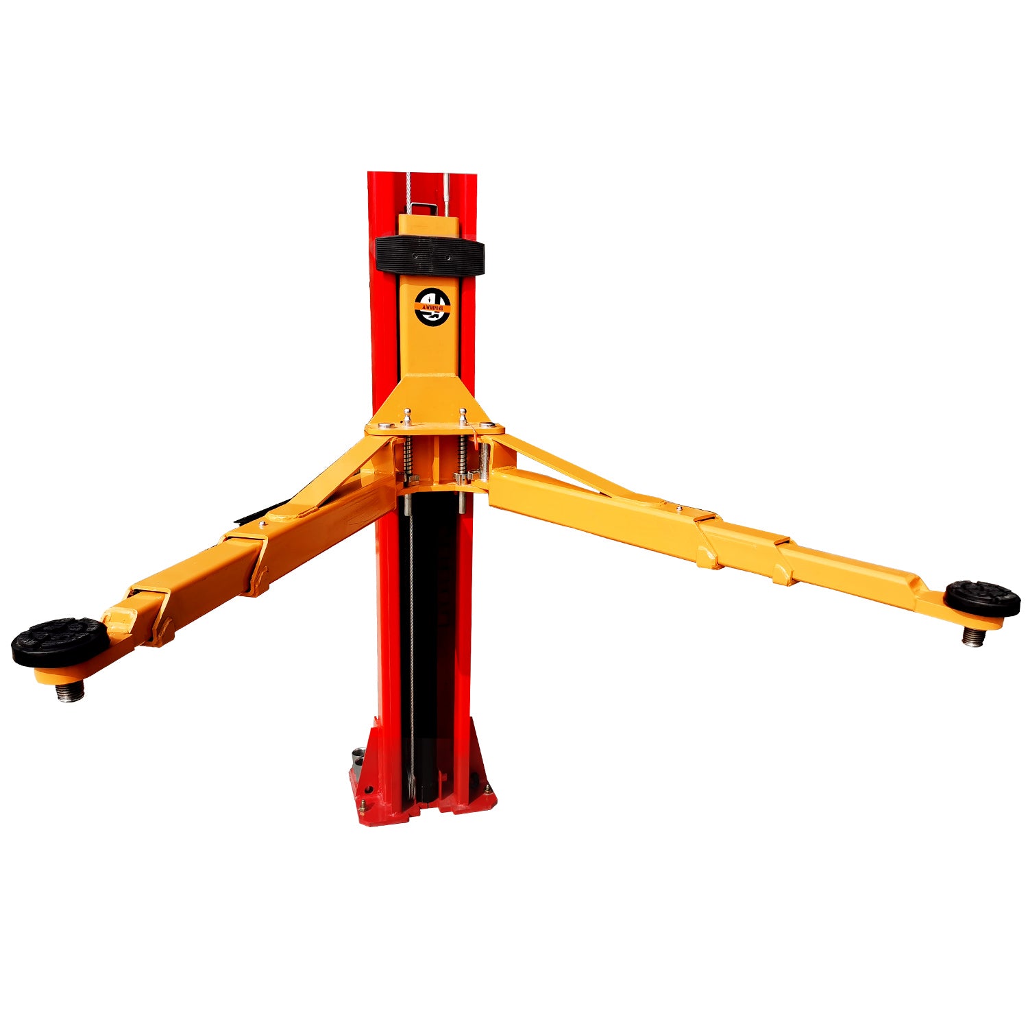 Triple-telecoping arms