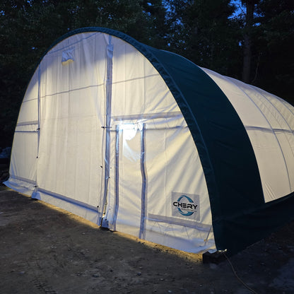 W30'xL40'xH15' Single Truss Arch Storage Shelter