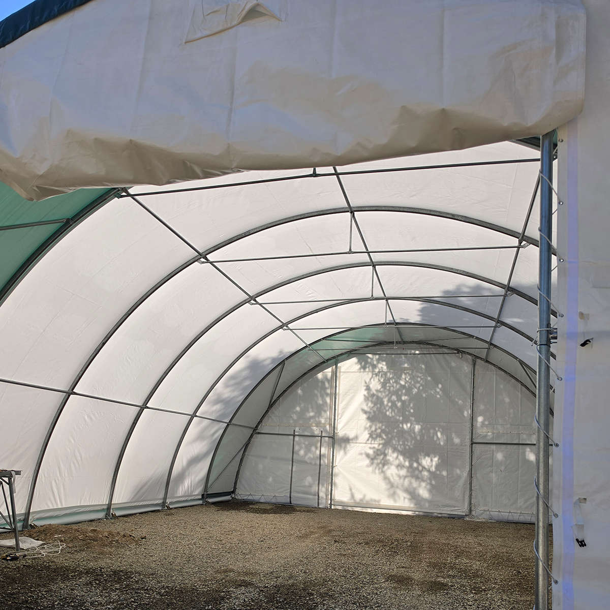 W30'xL40'xH15' Single Truss Arch Storage Shelter