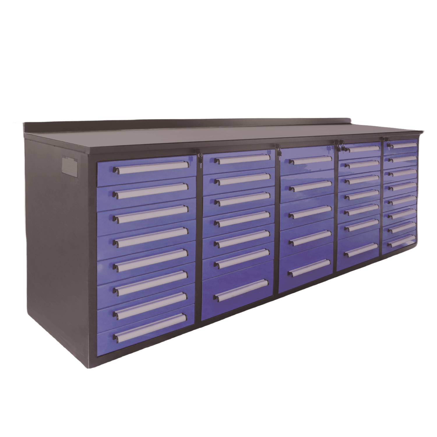 Workbench Storage Containers 10ft Workbench Storage Cabinet with 35 Drawers – Chery Industrial