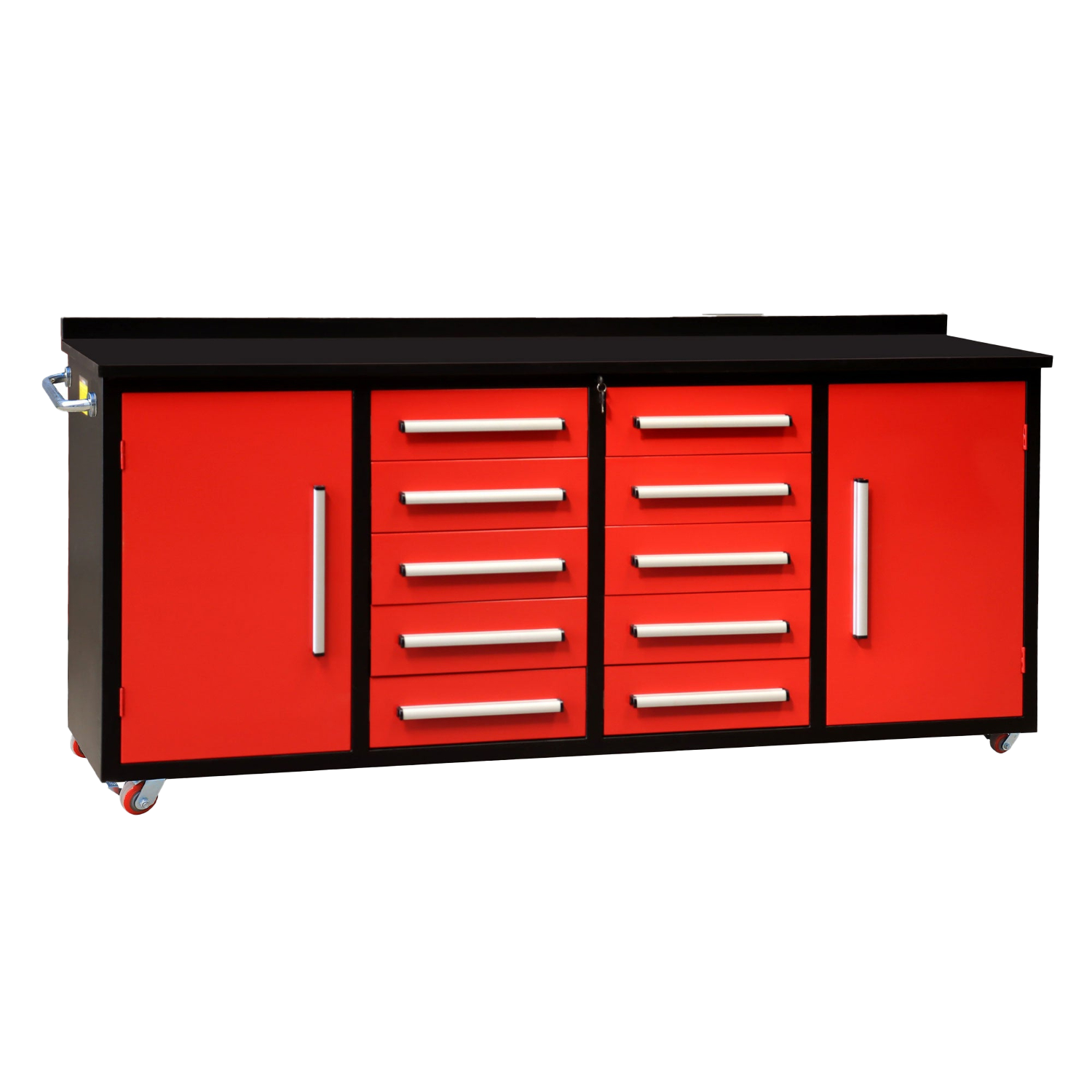 7ft Storage Workbench 10 Drawers with Wheels