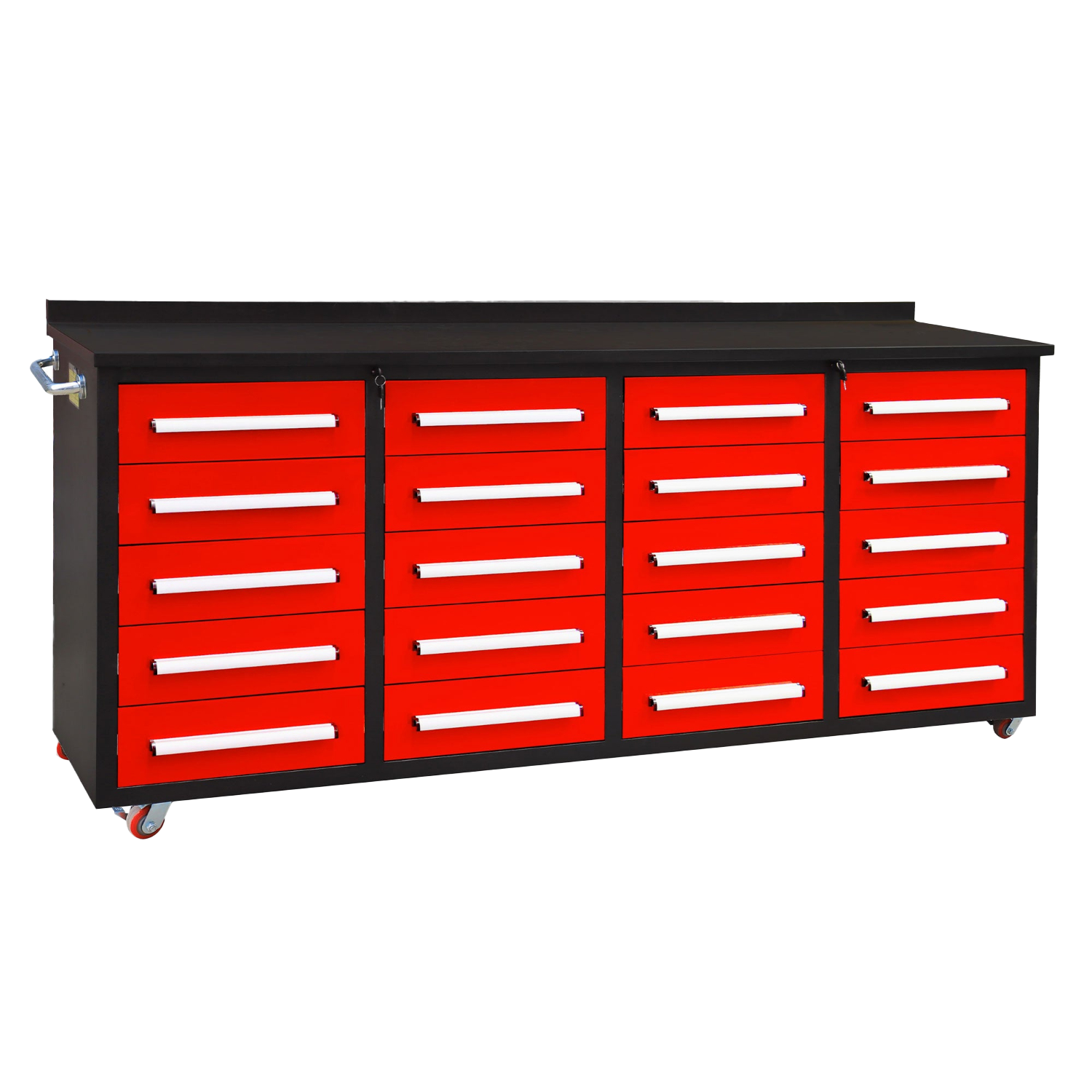 7ft Storage Workbench 20 Drawers with Wheels