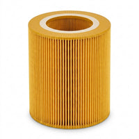 A cylindrical pleated air filter