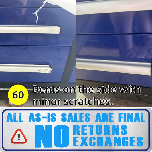 [AS-IS] 10ft Workbench with Storage Drawers (25 Drawers)