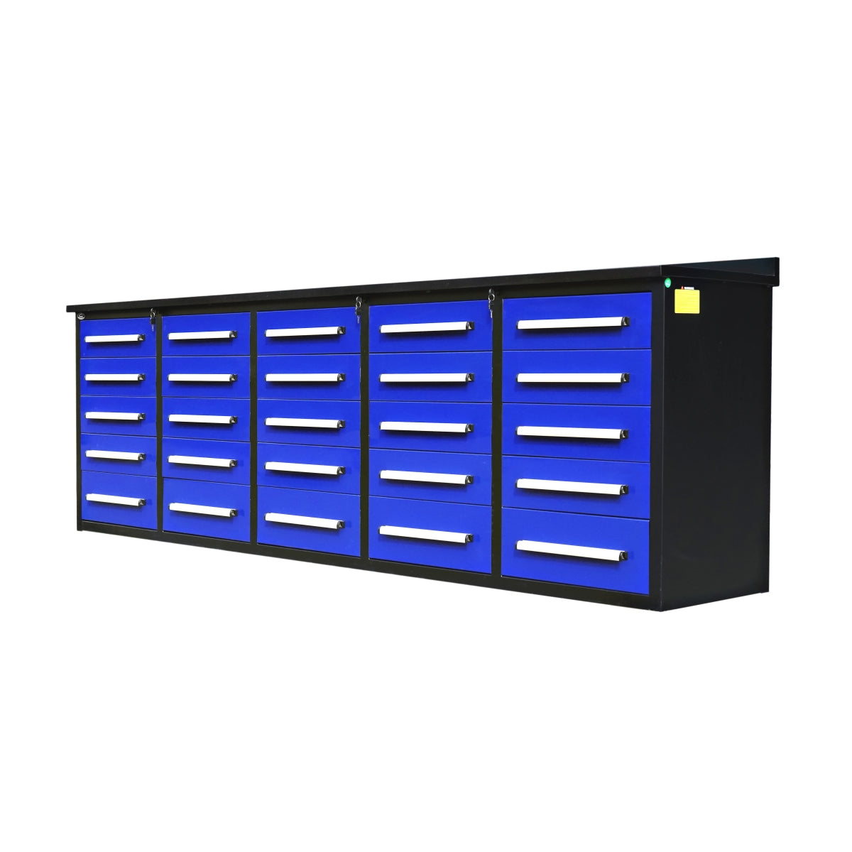 [AS-IS] 10ft Workbench with Storage Drawers (25 Drawers)