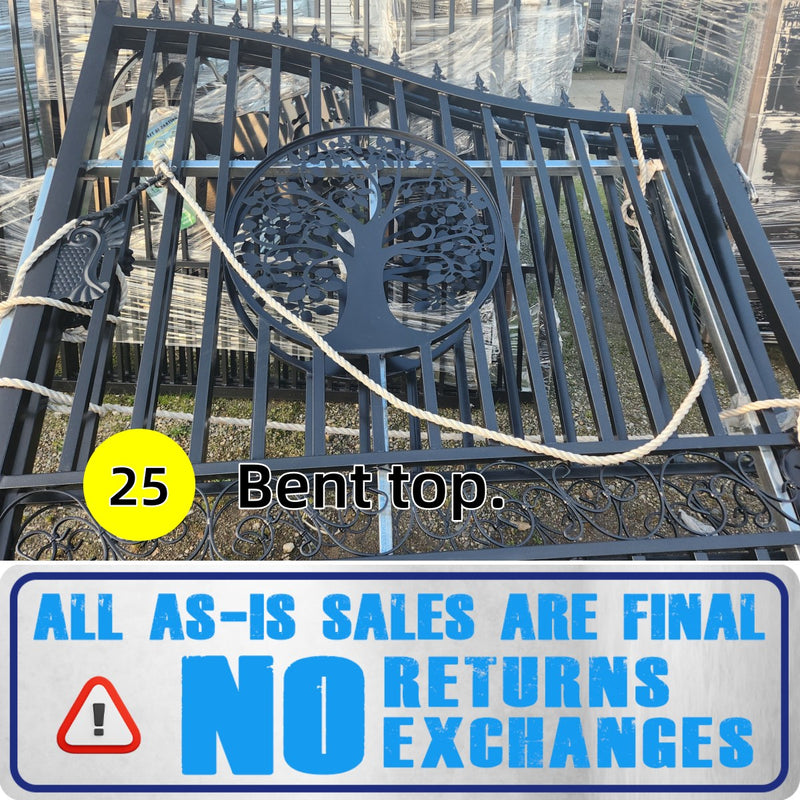 [AS-IS] 14ft Iron Gate with Wider goalposts, No metal ball