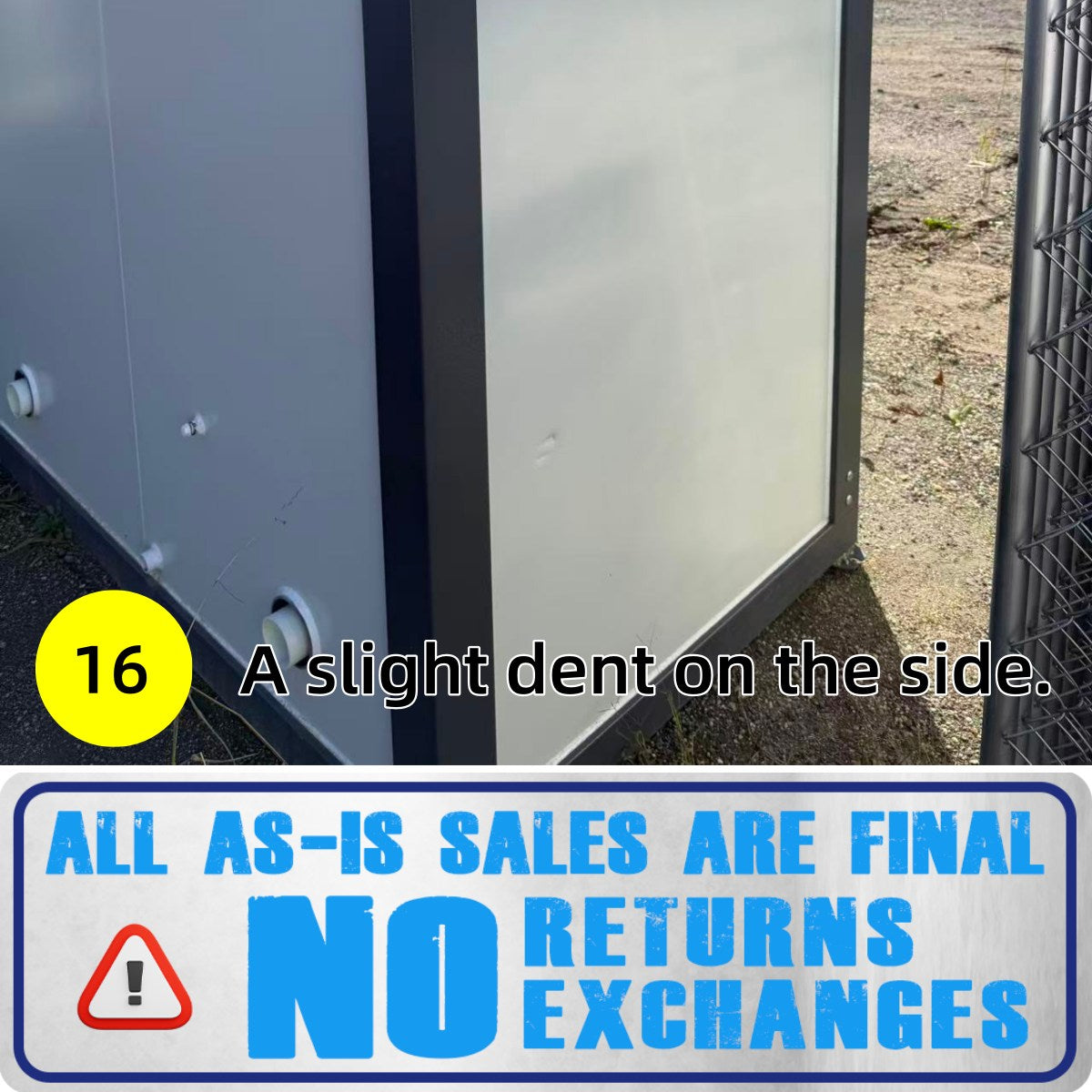 [AS-IS] 2 Stalls Portable Toilet with Sink