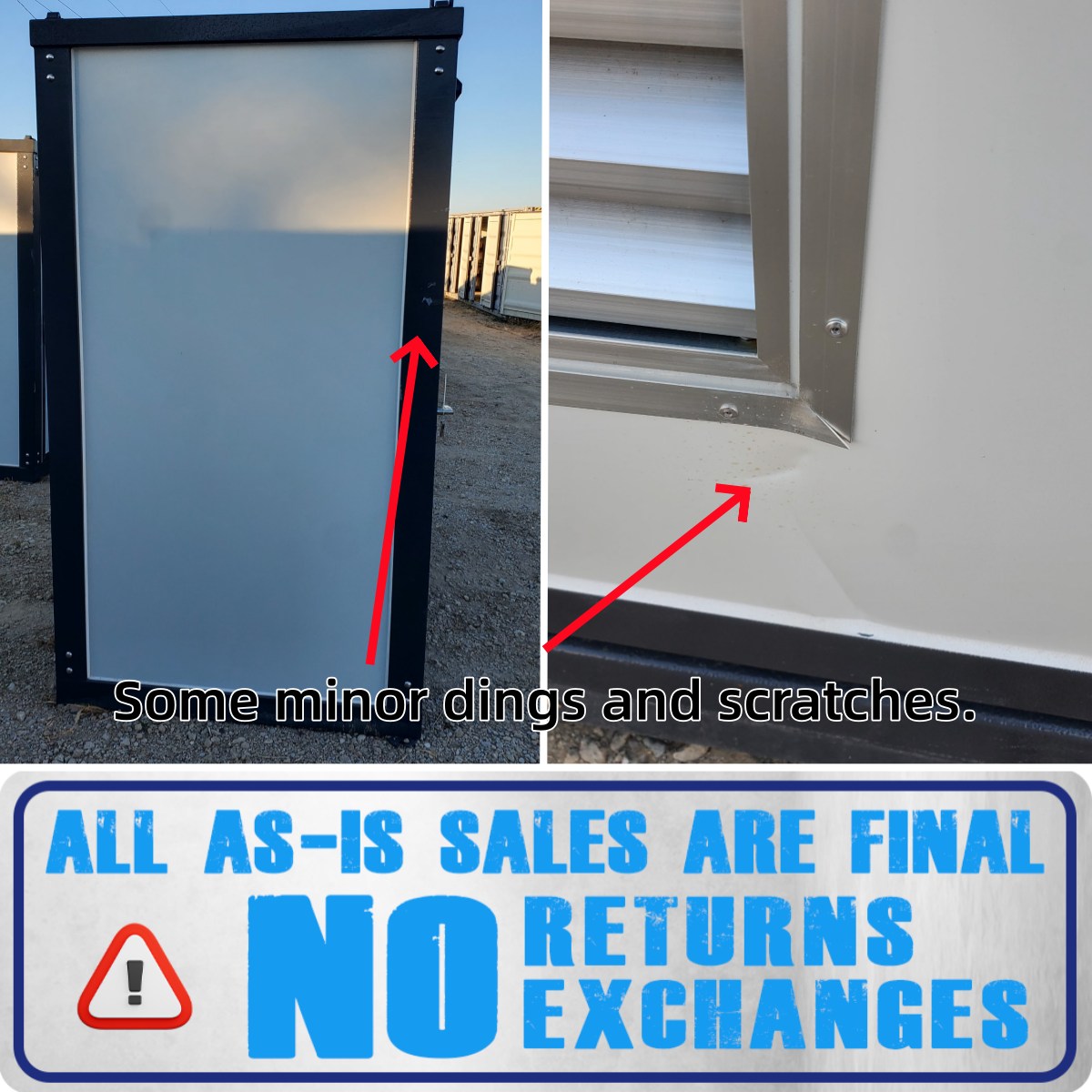 [AS-IS] 2 Stalls Portable Toilet with Sink
