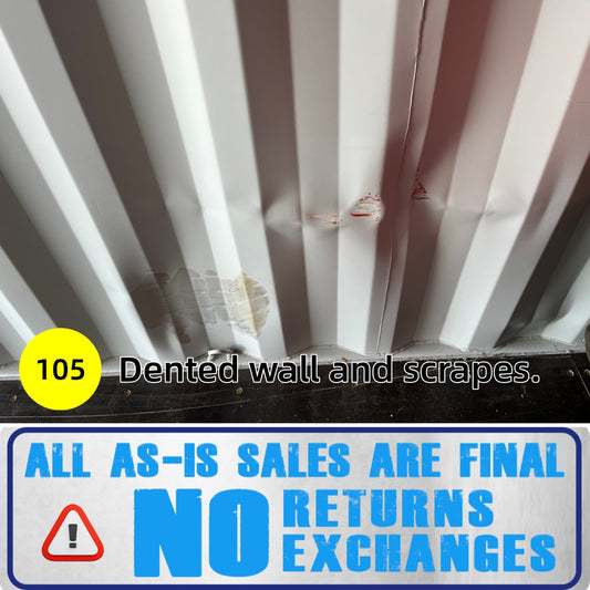 [AS-IS] 40ft High Cube Two Side Doors Container with Logo