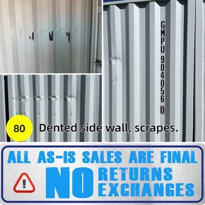 [AS-IS] 9ft Shipping Container