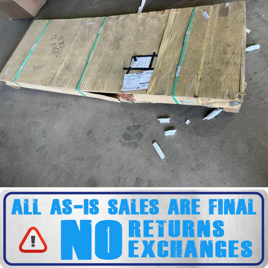 [AS-IS] Front Panel with Zipper Door for W20'xH12' Storage Shelter