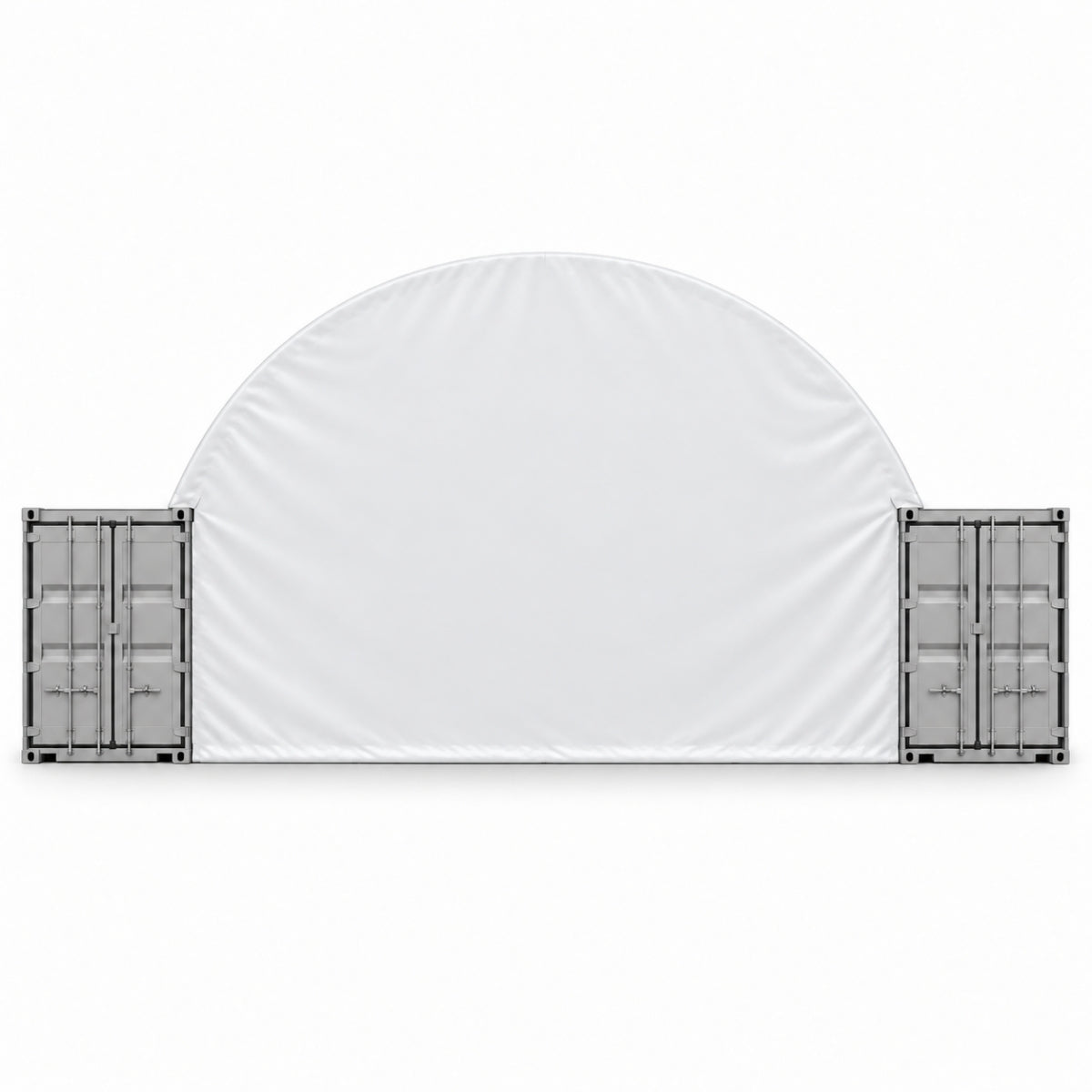 Back Wall for Container Canopy Shelter 40'x40'x15'