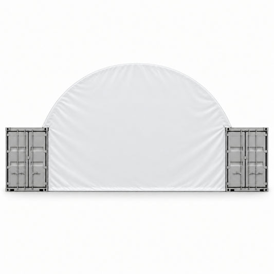 Back Wall for Container Canopy Shelter 40'x40'x15'